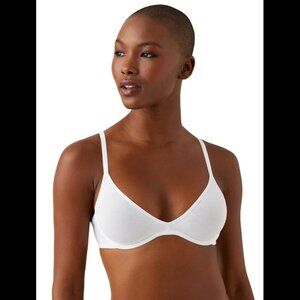 B.tempt'd by Wacoal  Cotton to a Tee Scoop Underwire Bra in White